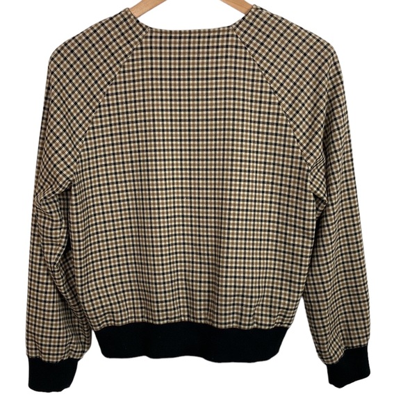 Who What Wear Houndstooth Bomber Jacket - Picture 6 of 13